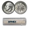 1952-S Roosevelt Dime 50-Coin Roll BU