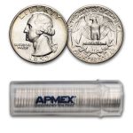 1952 Washington Quarter 40-Coin Roll BU