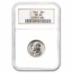 1952 Washington Quarter MS-66 NGC