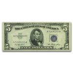 1953-1953-B $5.00 Silver Certificate CU