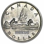 1953-1957 Canada Silver Dollar Avg Circ (ASW .60)