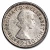 1953-1963 Australia Silver 6 Pence Elizabeth II Avg Circ