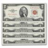 1953 $2.00 U.S. Notes Red Seal AU (Fr#1509) 10 consecutive
