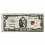 1953 $2.00 U.S. Notes Red Seal AU (Fr#1509)