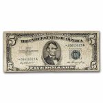 1953-A* $5.00 Silver Certificate VG (Fr#1656*) Star Note