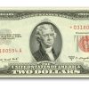 1953-B* $2.00 U.S. Notes Red Seal AU (Fr#1511*) Star Note
