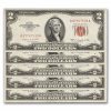 1953-B $2.00 U.S. Notes Red Seal CU (Fr#1511) 15 Consecutive