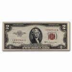 1953-C* $2.00 U.S. Notes Red Seal VF (Fr#1512*) Star Note