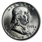 1953-D Franklin Half Dollar BU