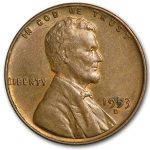 1953-D Lincoln Cent Fine+