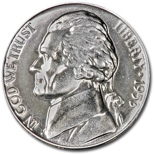 1953 Jefferson Nickel Proof