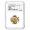 1953 Mexico Gold 10 Peso Hildalgo 200th Anniversary MS-65 NGC