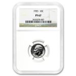 1953 Roosevelt Dime PF-67 NGC