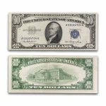 1953 thru 1953-B $10 Silver Certificates AU