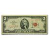1953 thru 1953-C $2.00 U.S. Notes Red Seal VG/F