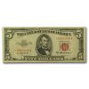 1953 thru 1953-C* $5.00 U.S. Note Red Seal VG/VF (Star Note)