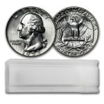 1953 Washington Quarter 40-Coin Roll BU