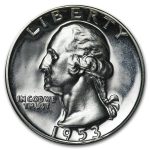 1953 Washington Quarter Gem Proof