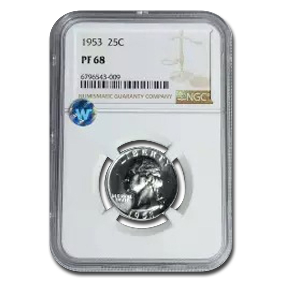 1953 Washington Quarter PF-68 NGC