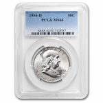 1954-D Franklin Half Dollar MS-64 PCGS
