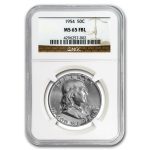 1954 Franklin Half Dollar MS-65 NGC (FBL)