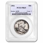 1954 Franklin Half Dollar PR-65 PCGS
