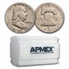 1954-S Franklin Half Dollar 20-Coin Roll Avg Circ