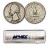 1954-S Washington Quarter 40-Coin Roll Avg Circ