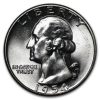 1954 Washington Quarter BU