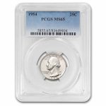 1954 Washington Quarter MS-65 PCGS