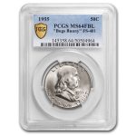 1955 Franklin Half Dollar MS-64 PCGS (FS-401, Bugs Bunny)
