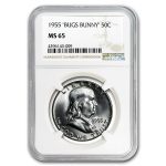 1955 Franklin Half Dollar MS-65 NGC (Bugs Bunny)
