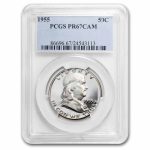 1955 Franklin Half Dollar PR-67 Cameo PCGS