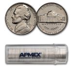 1955 Jefferson Nickel 40-Coin Roll Proof