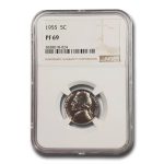 1955 Jefferson Nickel PF-69 NGC