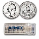 1955 Proof Washington Quarter 40-Coin Roll
