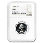 1955 Washington Quarter PF-69 NGC