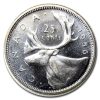 1956 Canada Silver 25 Cents Elizabeth II BU/Prooflike