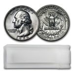 1956-D Washington Quarter 40-Coin Roll BU