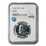 1956 Franklin Half Dollar Type-I PF-69 NGC