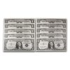 1957 $1.00 Silver Certificate CCU (Fr#1619) 10 Consecutive