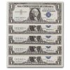 1957 $1.00 Silver Certificate CCU (Fr#1619) 17 Consecutive