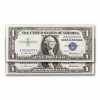 1957 $1.00 Silver Certificate CCU (Fr#1619) 2 Consecutive