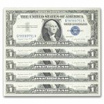 1957-A $1.00 Silver Certificate CCU (Fr#1620) 40 Consecutive