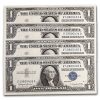 1957-B $1.00 Silver Certificate CU (Fr#1621) 4 Consecutive