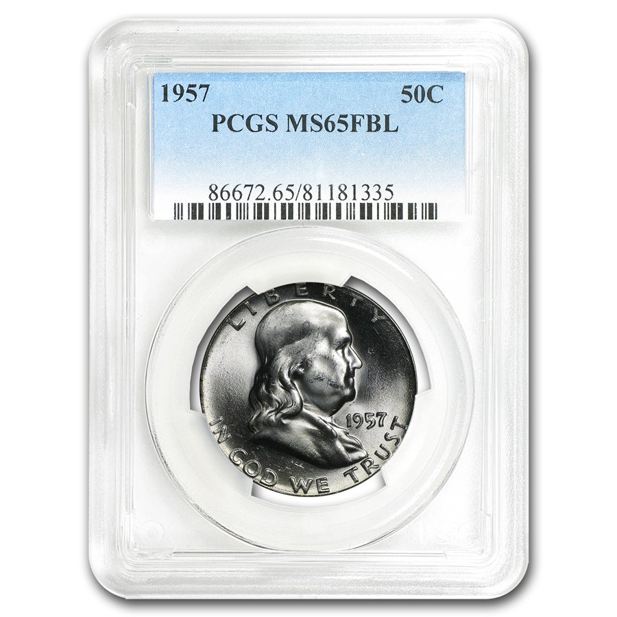1957 Franklin Half Dollar MS-65 PCGS (FBL)