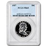1957 Franklin Half Dollar PR-65 PCGS