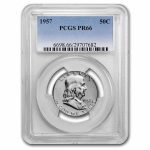 1957 Franklin Half Dollar PR-66 PCGS