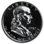 1957 Franklin Half Dollar Proof