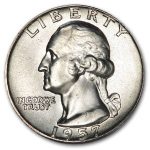 1957 Washington Quarter BU